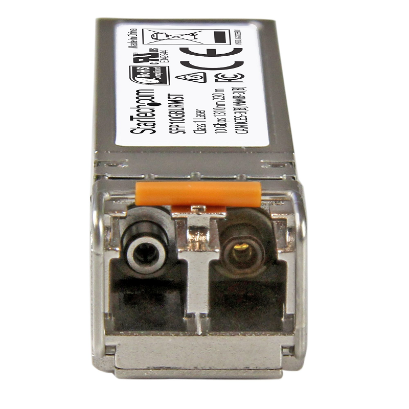 StarTech SFP10GBLRMST 10GbE Multi Mode Fiber (MMF) Optic Transceiver LC 200m